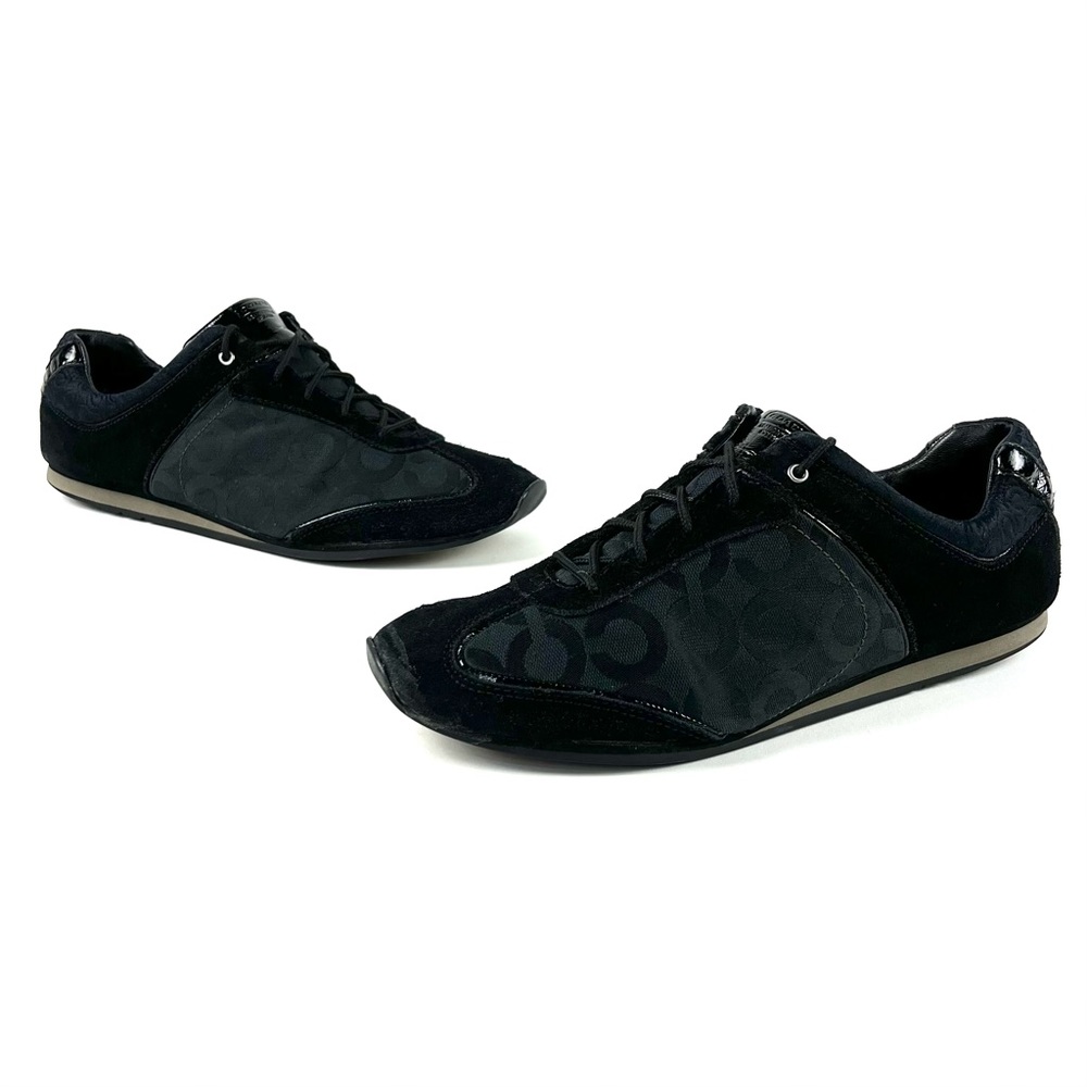 Coach Kelbie Black Op Art C Trainer Sneakers